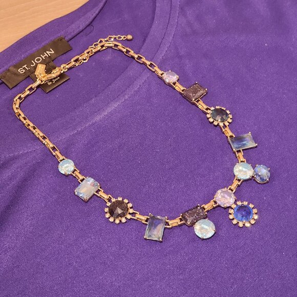 Brand New!! KATE SPADE: Gold-Toned|Ocean Blue|Purple|Lavender|Cubic Zir|Crystal - Picture 5 of 12